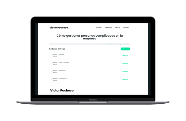 Curso como gestionar personas