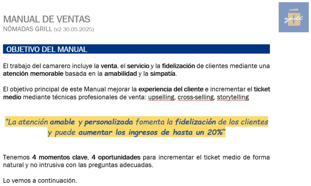 manual de ventas